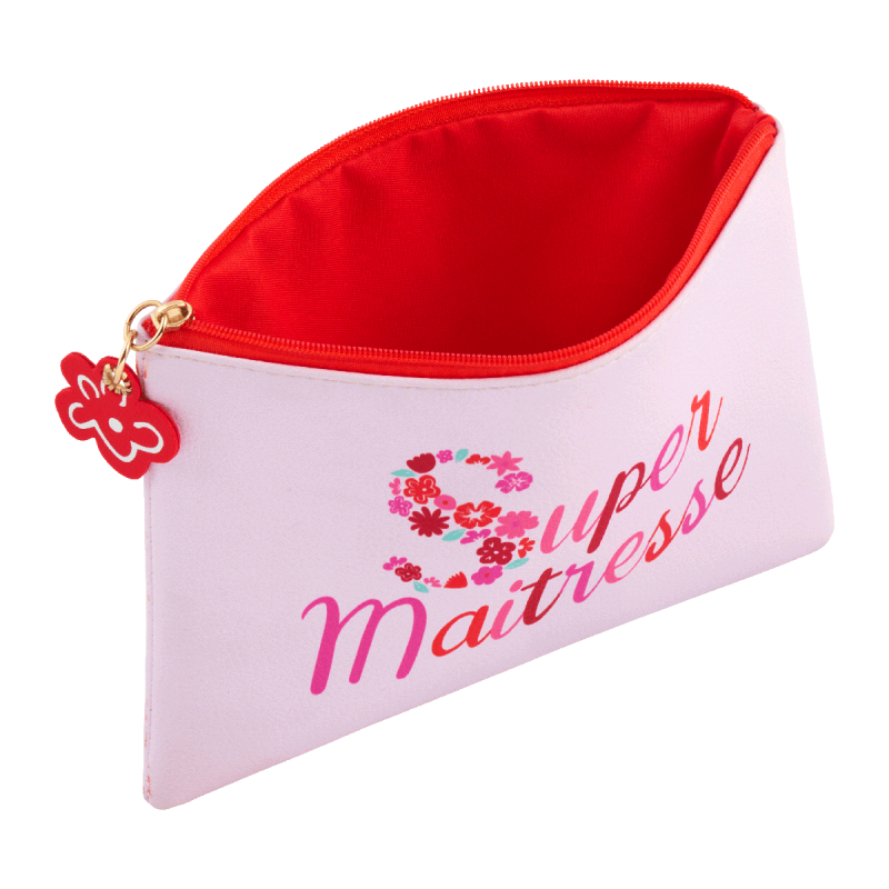 Trousse Super maîtresse fleurie