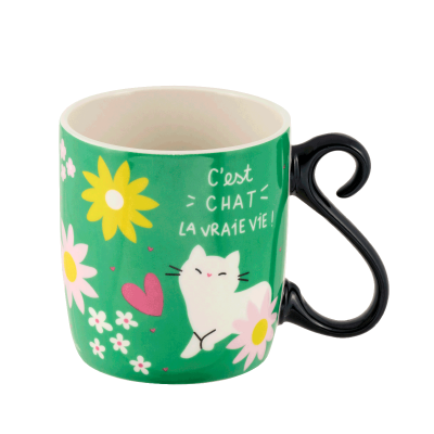 Mug C'est chat la vraie vie