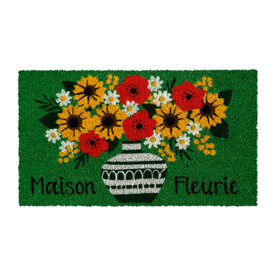 Paillasson Maison Fleurie