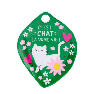 Repose-sachet de thé C'est chat la vraie vie