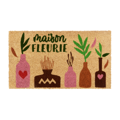 Paillasson Maison fleurie