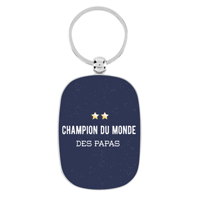 Porte-clés Champion du monde des papas P003-ME10940  Entrée