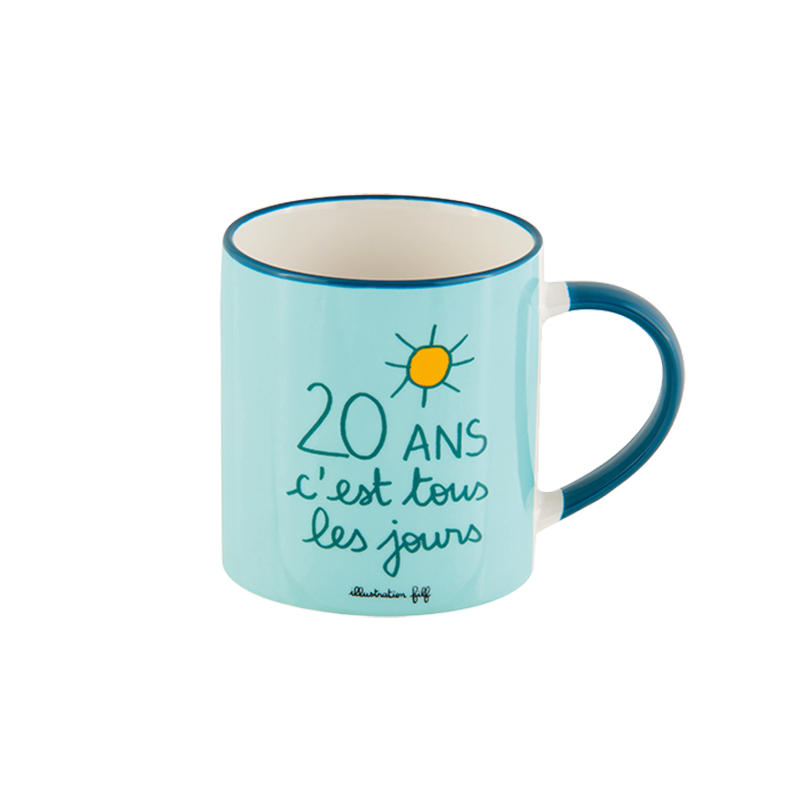 Mug (+ boite) 20 ans P058-C152170  Idées Cadeaux