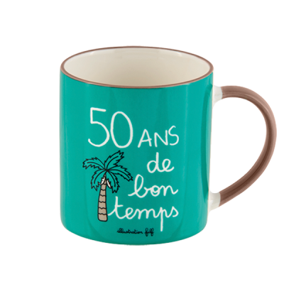 50 ans Mug (+ boite) 50 ans P058-C152185