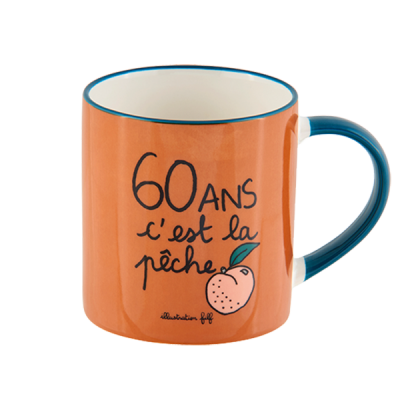 Mug (+ boite) 60 ans P058-C152190  Idées Cadeaux