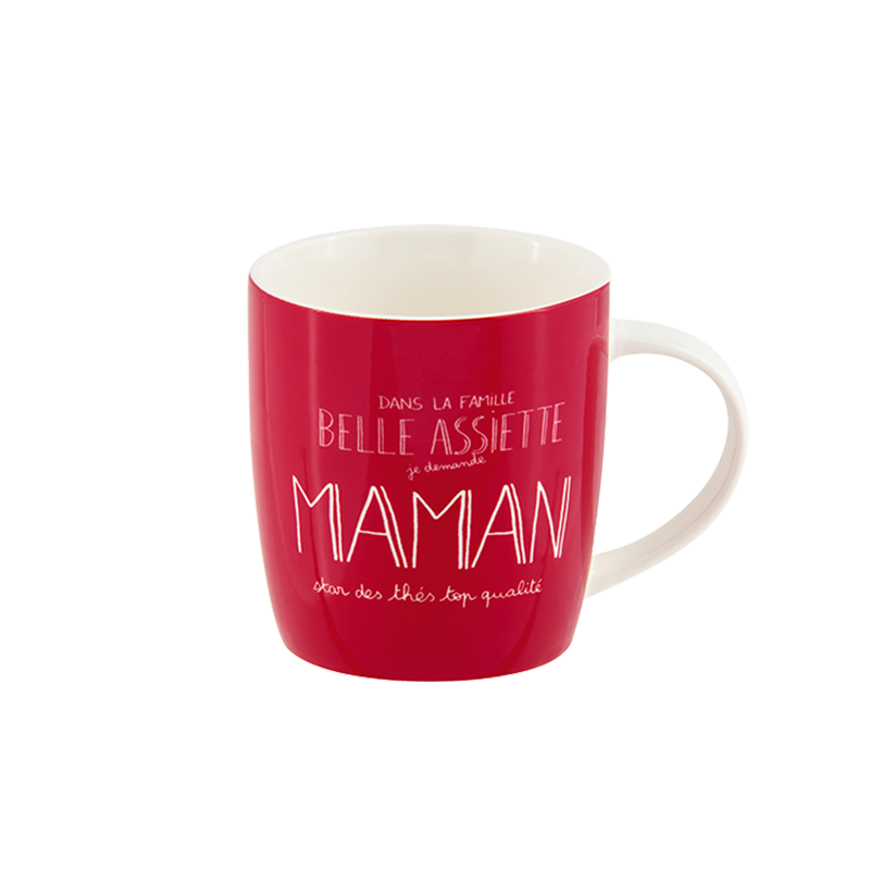 Mug Mug (+ boite) Belle assiette Maman P058-C152480-BK-19