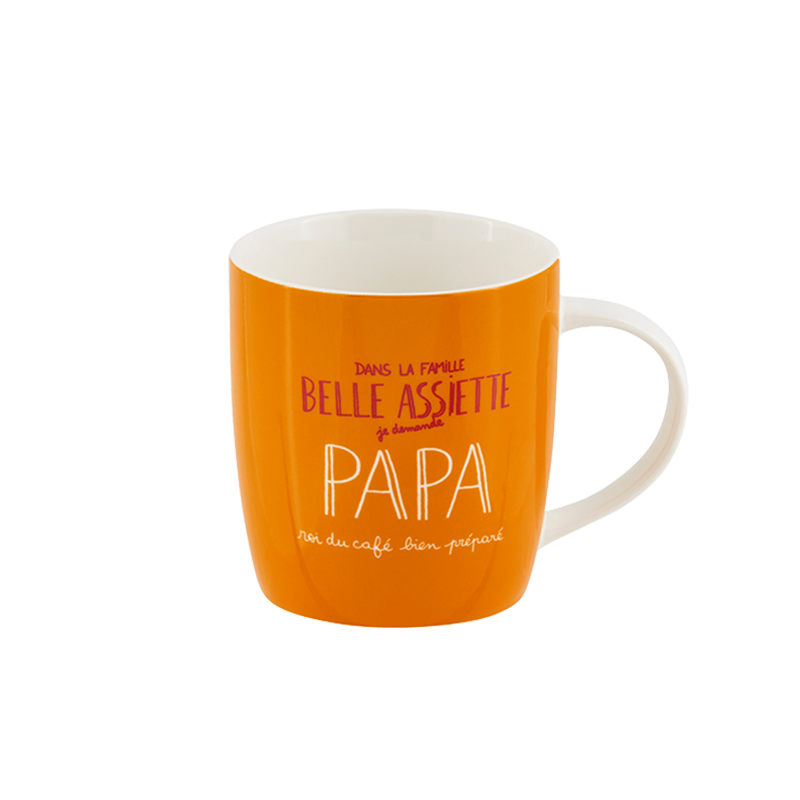 Mug Mug (+ boite) Belle assiette Papa P058-C152490-BK-79