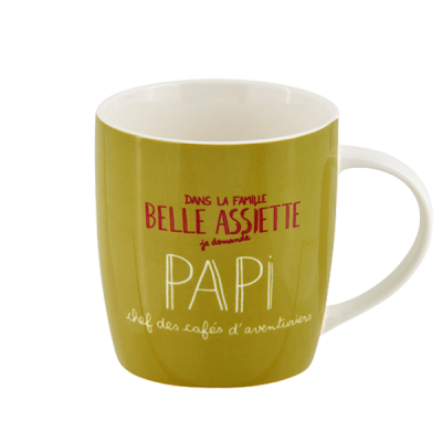 Mug Mug (+ boite) Belle assiette Papi P058-C152495-AH-04