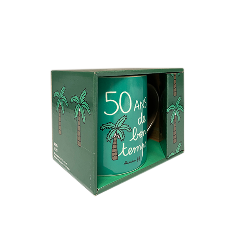 Mug (+ boite) 50 ans P058-C152185  Idées Cadeaux