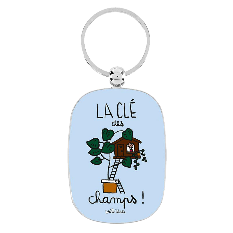 Portes-clés Porte-clés La clé des champs P003-ME11405-BN-62