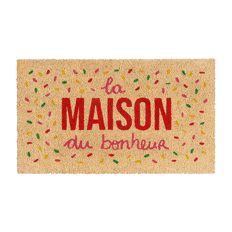 Paillassons Paillasson Confetti Bonheur A034-C051870-AB-40