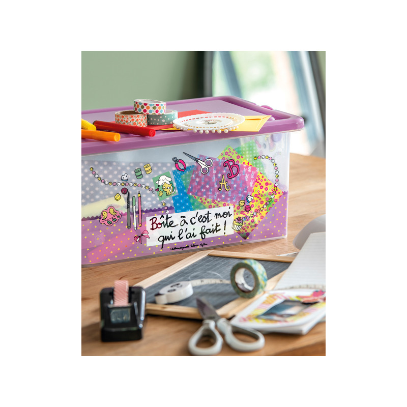 Boîtes plastique Boîte Je range - Loisirs et creatifs D005-P090170