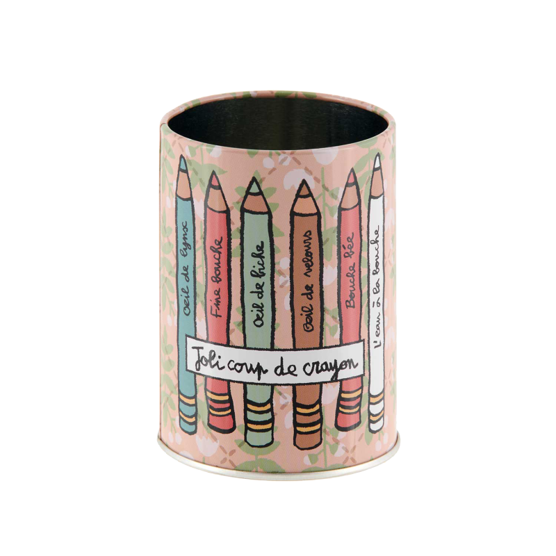 Boîte beauté Pot à Crayons de maquillage Joli coup de crayon P005-M024605-AQ-21