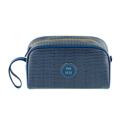 Trousse de toilette homme Trousse Papa en or D060-P113005-BI-19
