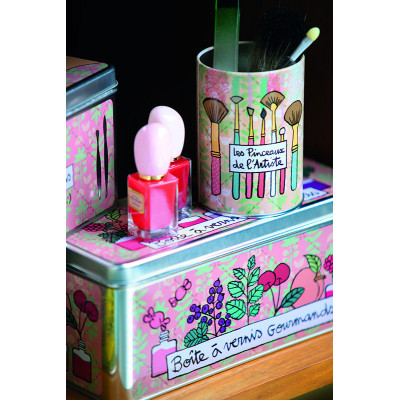 Boîte beauté Pot à Pinceaux de maquillage Artiste P005-M024610-AQ-22