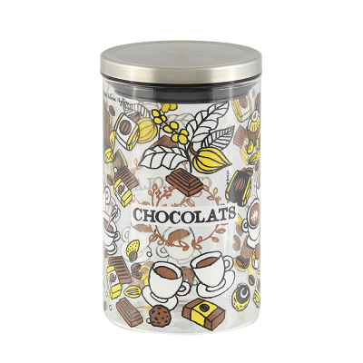 Bocaux en verre Bocal à Chocolat morceaux P005-V010250-AF-36