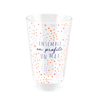 Verre Verre Ensemble on profite un max P058-V010955-AF-18