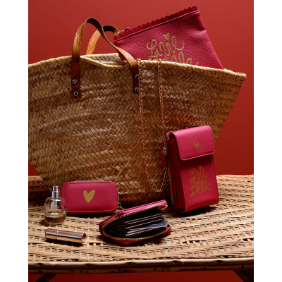 Sac Sac bowling La vie est belle framboise D060-P114155-BJ-69