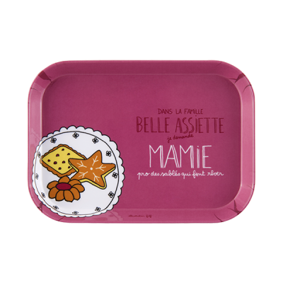 Plateau Famille belle assiette Mamie F053-M011075  Cuisine