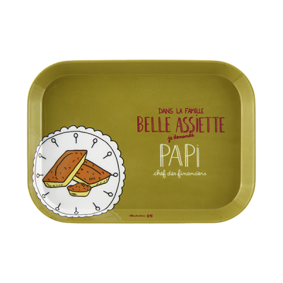 Cuisine Plateau Famille belle assiette Papi F053-M011085