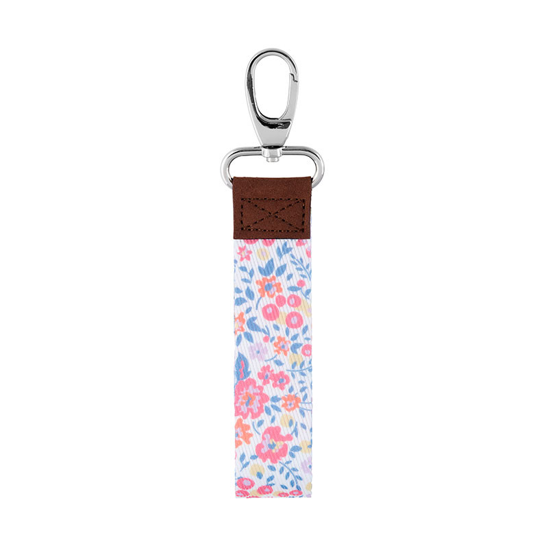 Cordon porte-clés Cordon porte-clés fleurs Mademoiselle discrète P003-P020540-LOC-06