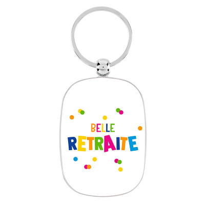 Portes-clés Porte-cles Belle retraite P003-ME11965-LOC-01