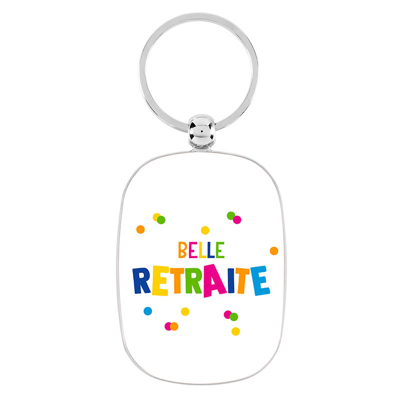 Portes-clés Porte-cles Belle retraite P003-ME11965-LOC-01