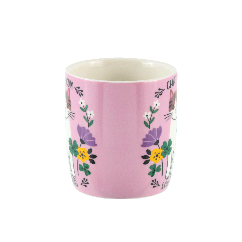 Mug Mug Chat parme P058-C154275-AG-25