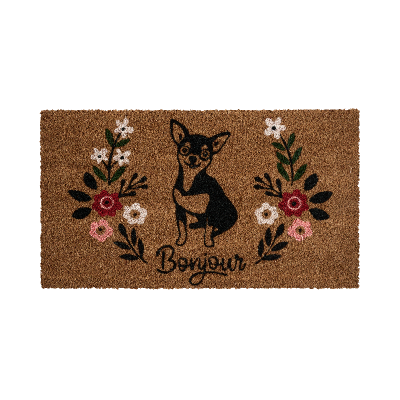 Paillassons Paillasson Bonjour chiwawa A034-C052240-AC-17