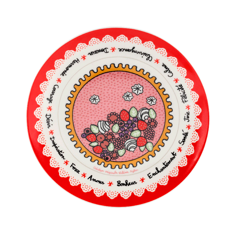 Assiette Assiettes (coffret 4 pieces) 1001 Vertus P058-C154350-AE-35