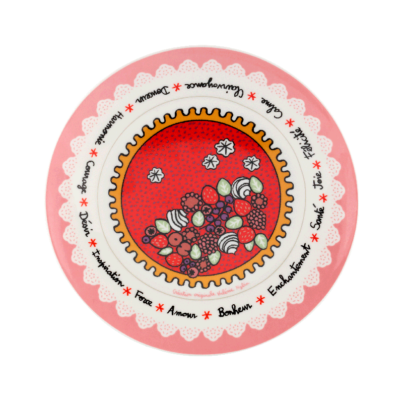 Assiette Assiettes (coffret 4 pieces) 1001 Vertus P058-C154350-AE-35