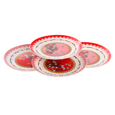 Assiette Assiettes (coffret 4 pieces) 1001 Vertus P058-C154350-AE-35