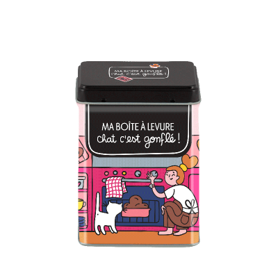 Boîtes métal cuisine Boîte à Levure Miaou P005-M024880