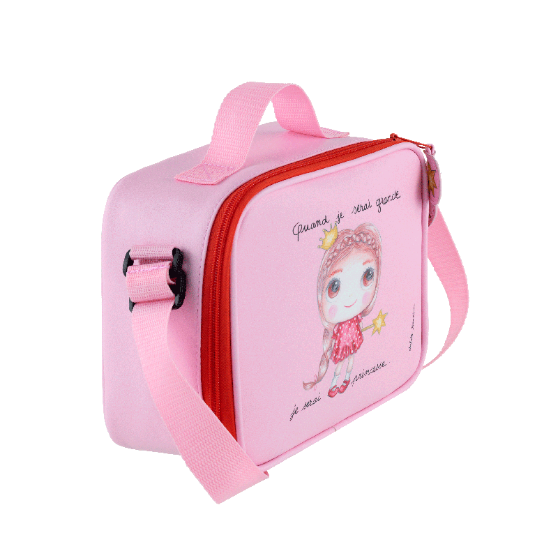 Sac à goûter Sac à goûter isotherme Quand je serai…Princesse D060-P114200-BJ-58