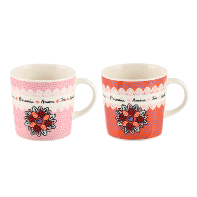Tasse Set de 2 tasses 1001 Vertus P058-C154650-AL-21
