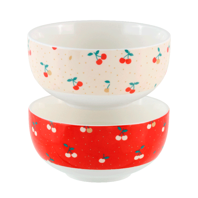 Bol Set de 2 bol À l'ombre d'un cerisier P058-C154660-AM-07