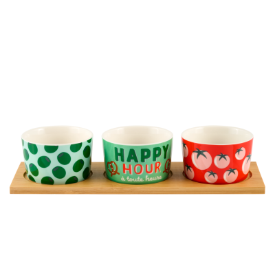 Ravier Ravier (set de 3 + plateau) Happy hour P058-C154830