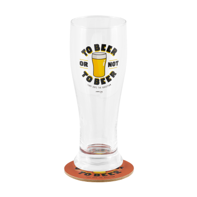 Verre Verre à bière + dessous de verre (+ boîte) To beer P058-V011105