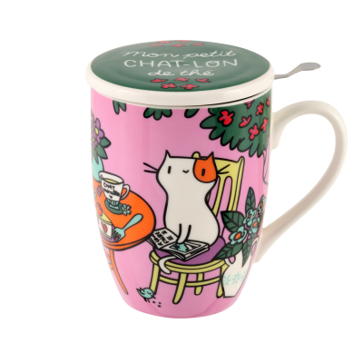 Tisaniere Tisanière (+ filtre) Chat-lon de thé P058-C154850