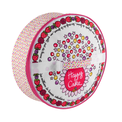Sac à tarte isotherme Sac isotherme Happy cake D060-PI040365