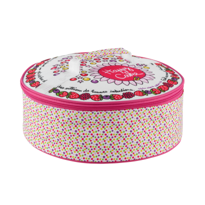 Sac à tarte isotherme Sac isotherme Happy cake D060-PI040365