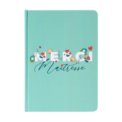 Carnet Carnet A5 Merci maîtresse fleurs D084-P010790