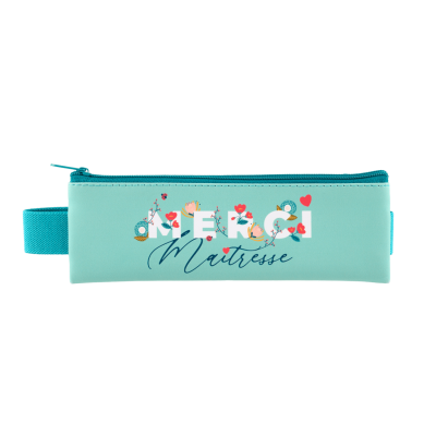 Trousse à tout Trousse à stylo Merci maîtresse fleurs D060-P114390