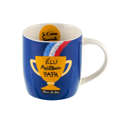 Mug Mug (+ boîte) Élu meilleur papa pour la vie P058-C154965