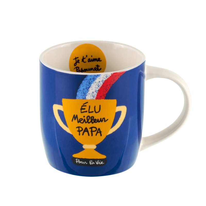Idée cadeau homme / cadeau papa : Élu meilleur papa pour la vie