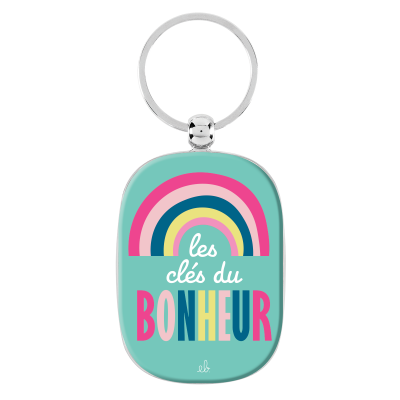 Portes-clés Porte-clés Bonheur arc-en-ciel P003-ME12335