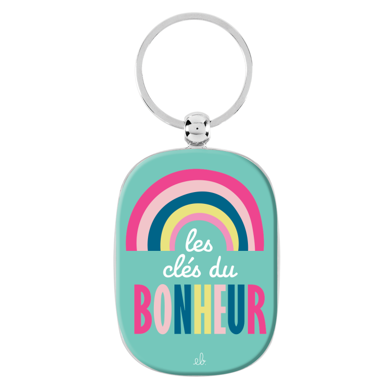Portes-clés Porte-clés Bonheur arc-en-ciel P003-ME12335