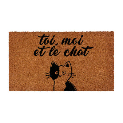 Paillasson Toi, moi et le chat
