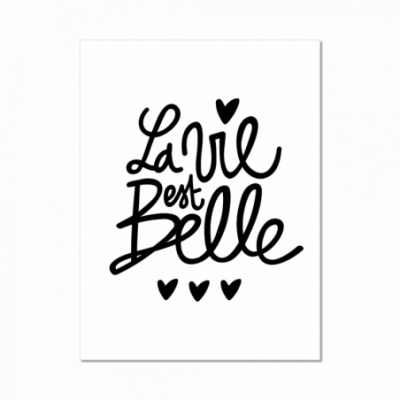 Affiche la vie est belle