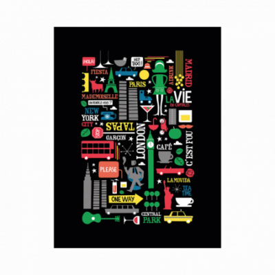 Affiche La vie en capitales